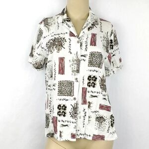 DRESS BARN Vintage Cat Cheetah Tiger Small